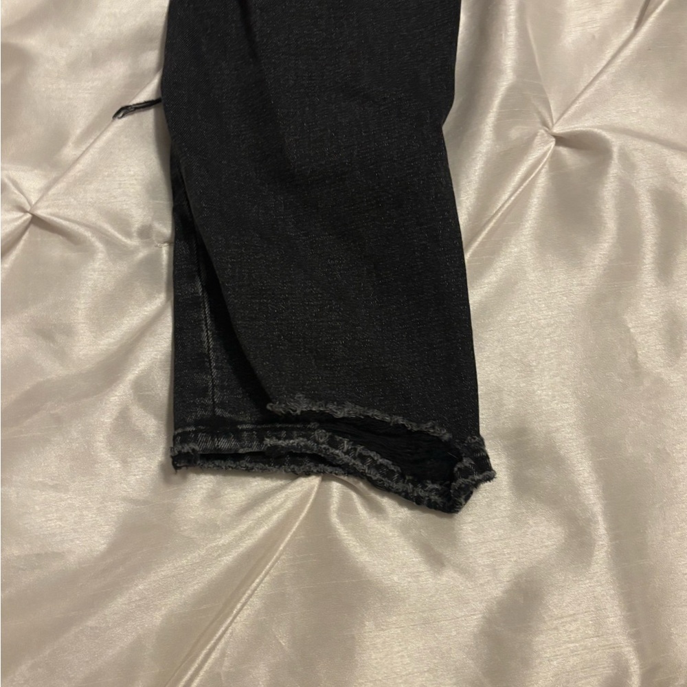 Abercrombie & Fitch Black Distressed Jeans size 27(4) - Picture 8 of 10